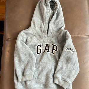 Gap Gray fleece hoodie